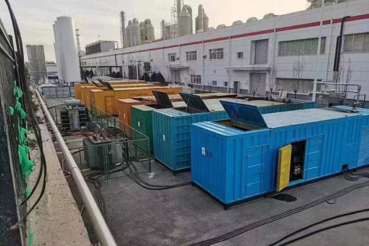 莒县发电机租赁施工现场